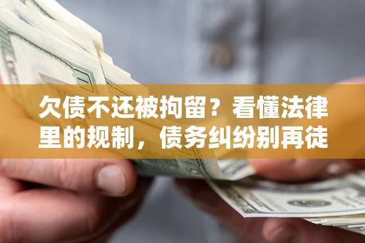 北京欠债不还被拘留？看懂法律里的规制，债务纠纷别再徒劳奔波
