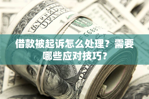 北京借款被起诉怎么处理？需要哪些应对技巧？