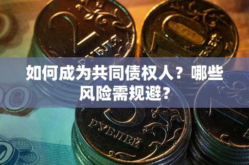 北京如何成为共同债权人？哪些风险需规避？