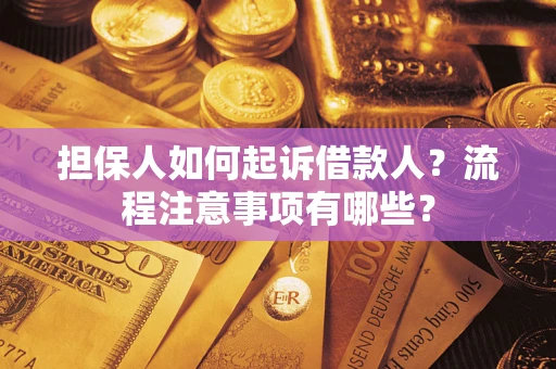 北京担保人如何起诉借款人？流程注意事项有哪些？